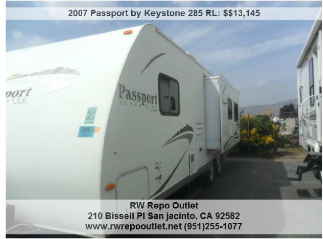 2007  Passport by Keystone  285 RL