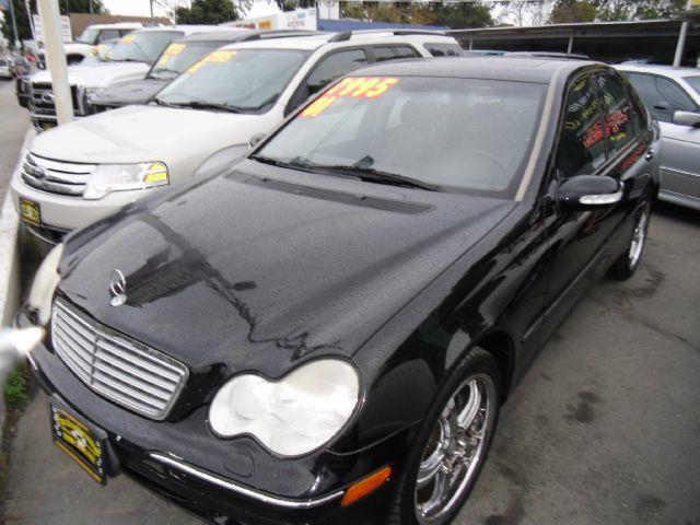 2001 MERCEDES-BENZ C-CLASS C240 black 147201 miles VIN WDBRF61J71F074853 