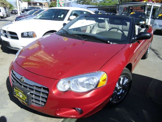 2006 CHRYSLER SEBRING LIMITED CONVERTIBLE red abs brakesair conditioningalloy wheelsamfm radio