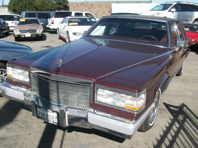 1990 CADILLAC BROUGHAM maroon automatic transmission rear wheel drive alloy wheels air conditio