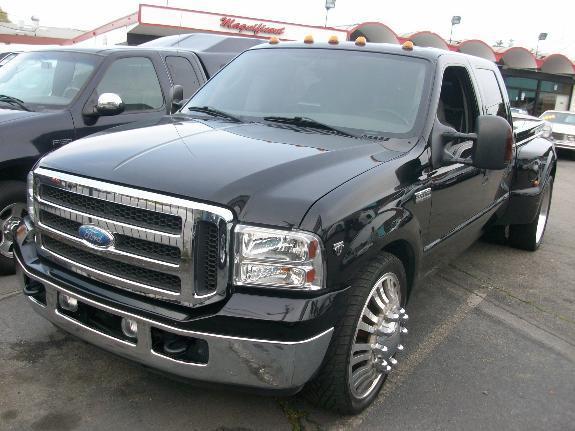 2005 FORD F-350 SUPER DUTY black 88000 miles VIN 1FTWW32Y25E385434 
