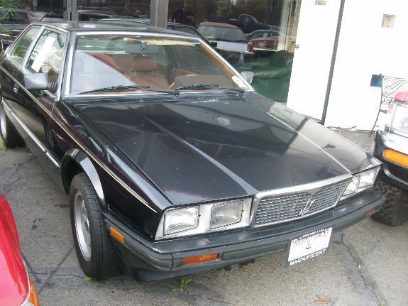 1985 MASERATI BITURBO black 82247 miles VIN ZAMAL1102F3311504 