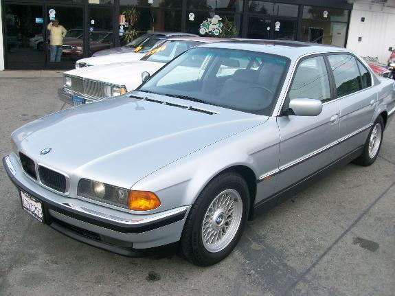 1997 BMW 7 SERIES 740IL silver 158000 miles VIN WBAGJ8327VDM03641 