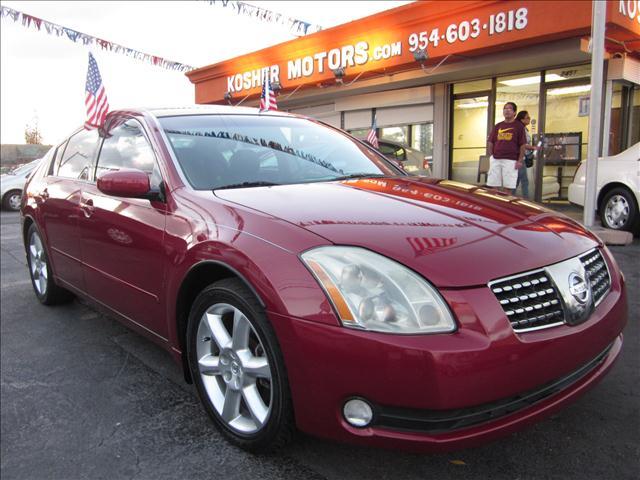 2004 NISSAN MAXIMA SL, red, clean ...