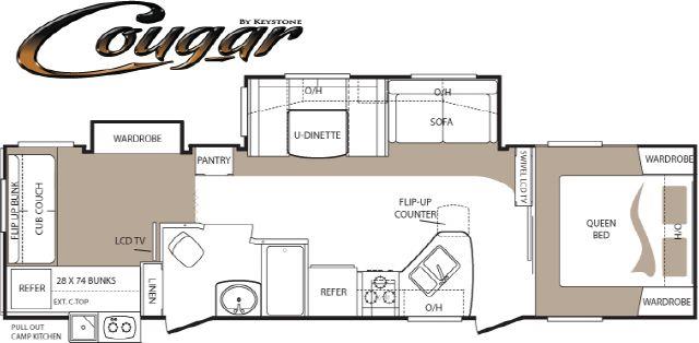 2013 KEYSTONE COUGAR 31SQBWE