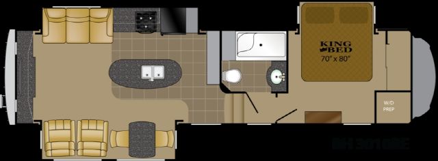 2013 HEARTLAND BIGHORN 3010RE