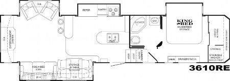 2013 HEARTLAND BIGHORN 3610RE