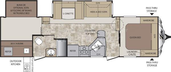 2013 KEYSTONE COUGAR 32RBKWE