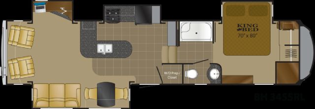 2013 HEARTLAND BIGHORN 3455RL