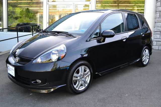 2008 HONDA FIT SPORT black 2008 honda fit sport power windows locks and mirrors air conditi