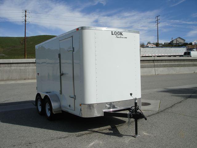2013 LOOK TRAILERS 6X12 TANDEM AXLE TRAILER W/RAMP AND SIDE DOOR - REDLANDS