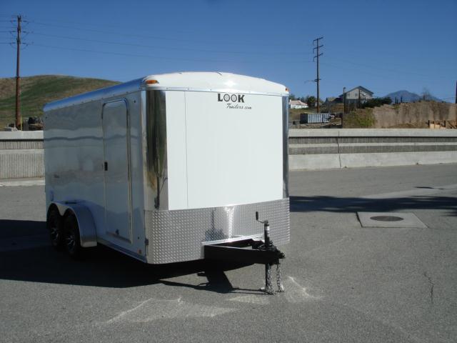 2013 LOOK TRAILERS 7X14 CARGO TRAILER W/RAMP DOOR/ SIDE DOOR - REDLANDS, CA