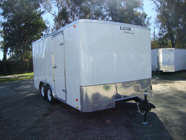 2014 LOOK TRAILER 8.5X16 ENTRY LEVEL ENCLOSED CAR HAULER FOR SALE - REDLAND
