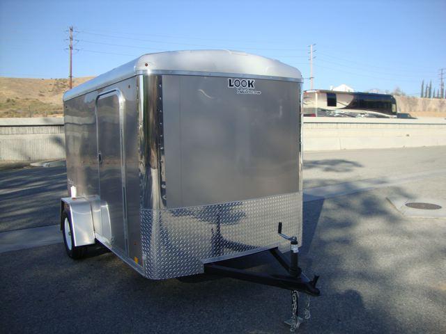 2013 LOOK TRAILERS VISION 6X10 VRLC6X10SI2 ROUND TOP CARGO TRAILER - REDLAN