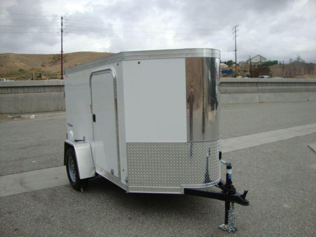 2013 LOOK TRAILERS VISION 5X8 BULL NOSE CARGO TRAILER - REDLANDS, CA