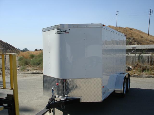 2013 HAULMARK TRAILER 12ft V-NOSE CARGO TRAILER FOR SALE - REDLANDS, CA