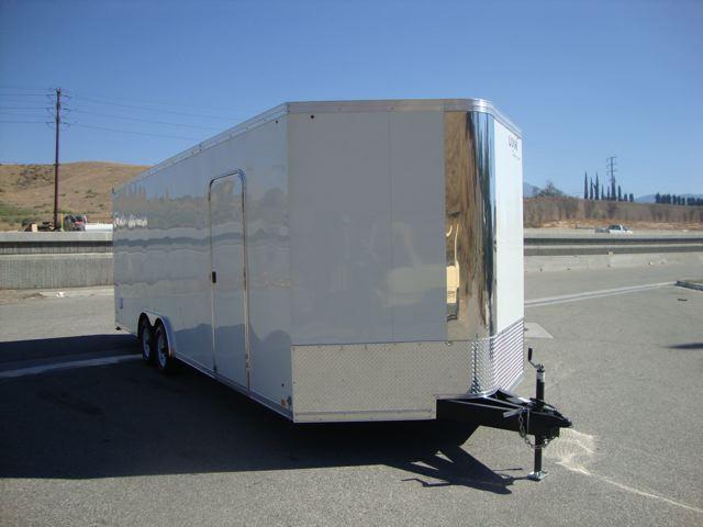2013 LOOK TRAILERS VWLA85X24TE3 VISION WEDGE NOSE TOY HAULER TRAILER - REDL