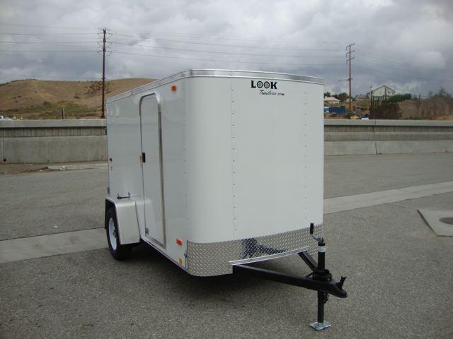 2013 LOOK TRAILERS 5X10 BOX TRAILER W/RV SIDE DOOR/ CARGO DOOR - REDLANDS, 