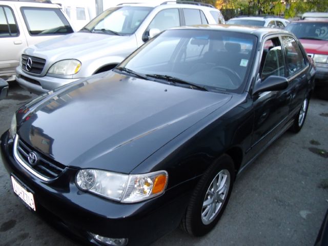 2002 TOYOTA COROLLA LE black 93000 miles VIN 1NXBR12E72Z578231 