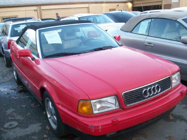 1994 AUDI CABRIOLET 28 red 4 door automatic transmission air conditioning cruise control leat