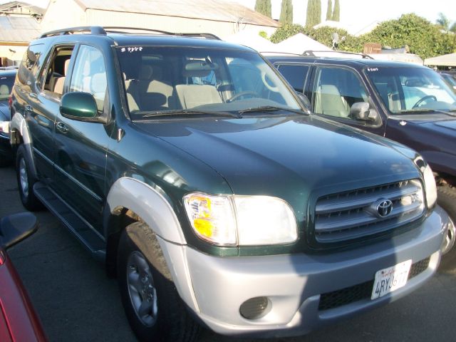 2001 TOYOTA SEQUOIA SR5 green 4 door 4 wheel drive automatic transmission alloy wheels luggage