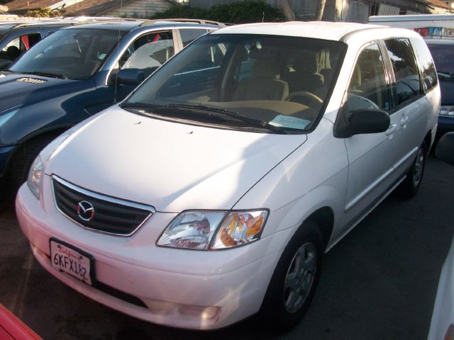 2000 MAZDA MPV LX white automatic transmission front wheel drive alloy wheels 3rd row seat air