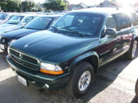 2000 DODGE DURANGO, green, 161,000 ...