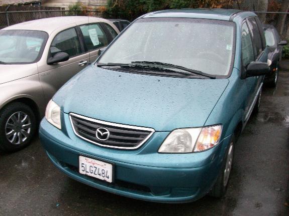 2001 MAZDA MPV DX; LX; ES, blue, 1 ...