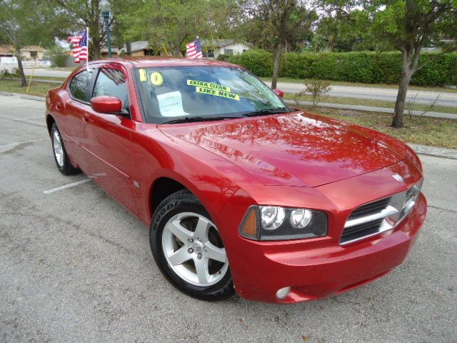 2010 DODGE CHARGER SXT, inferno red ...