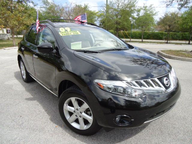 2009 NISSAN MURANO SL, super black, ...