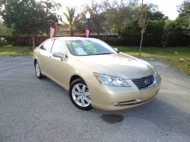 2008 LEXUS ES 350 SEDAN, golden ...