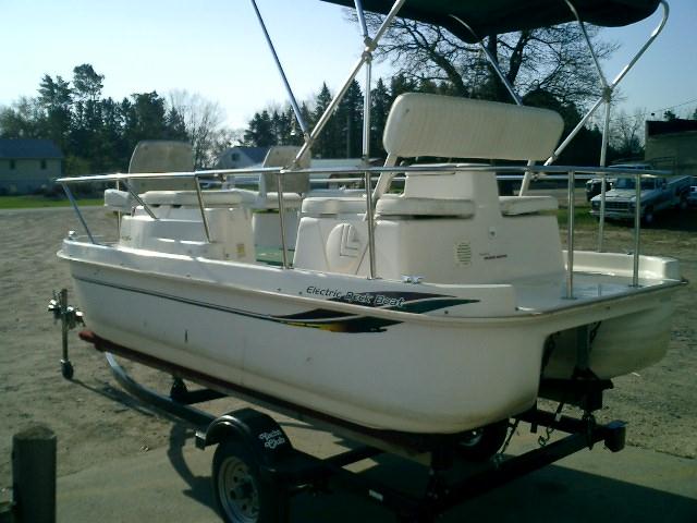 2001 Eldebo 12 Foot Electric Deck Boat for sale