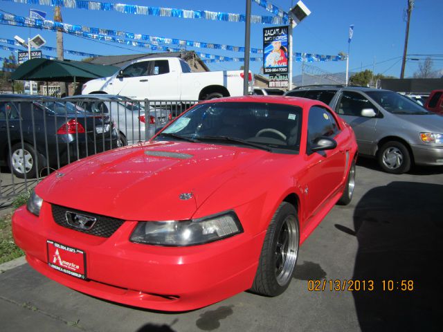 2000 FORD MUSTANG COUPE red air conditioningalloy wheelsamfm radioanti-brake system non-abs 
